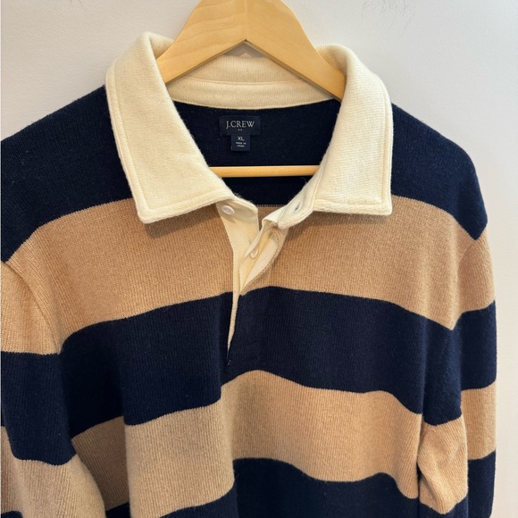 J. Crew Rugby Polo Sweater, Men’s XL, Wool - Picture 6 of 9